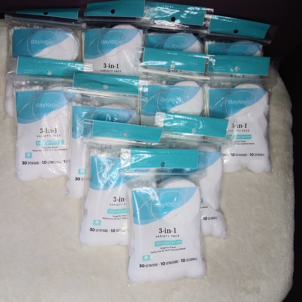 Daylogic 3-in-1 variety cotton pack